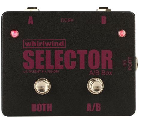 electric ab box|Whirlwind Selector Active A/B Switch Box .